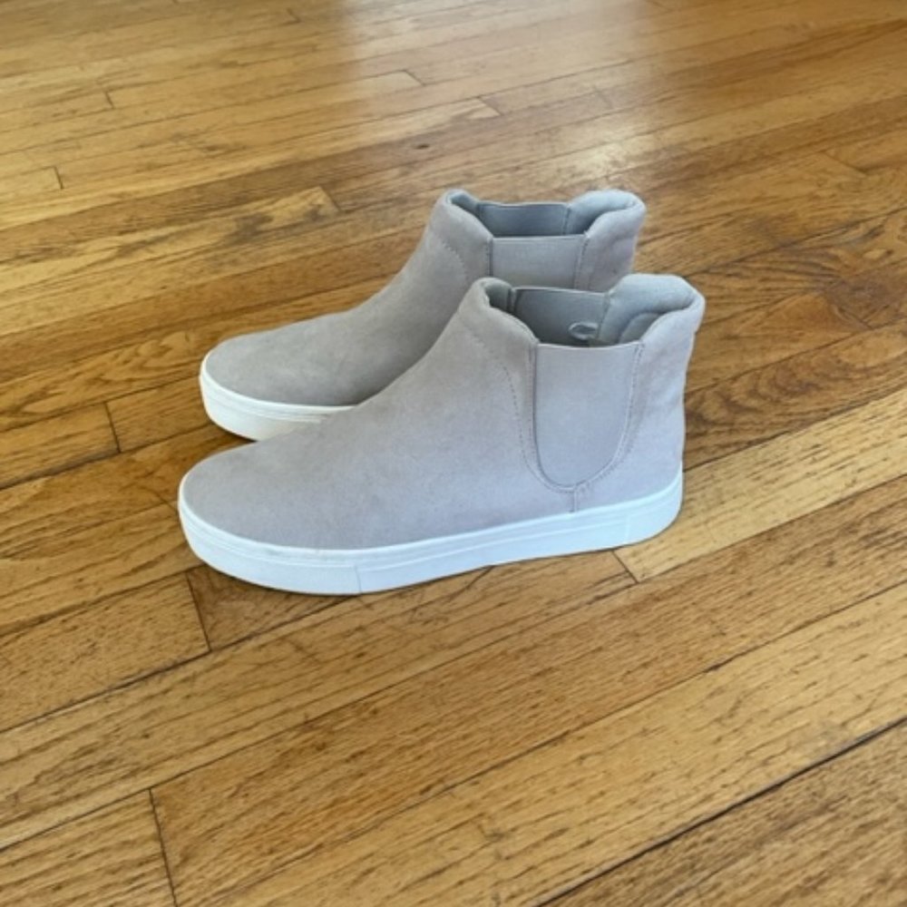 H&M suede slip on sneakers
